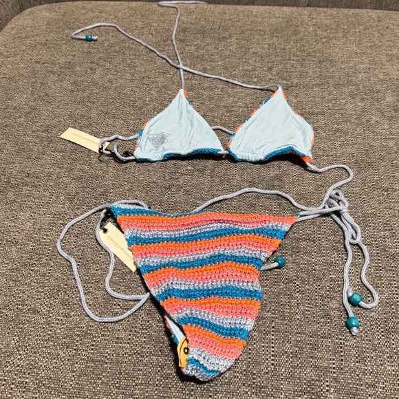 Lovers + Friends Multicolor Striped Bikini - Picture 2 of 6